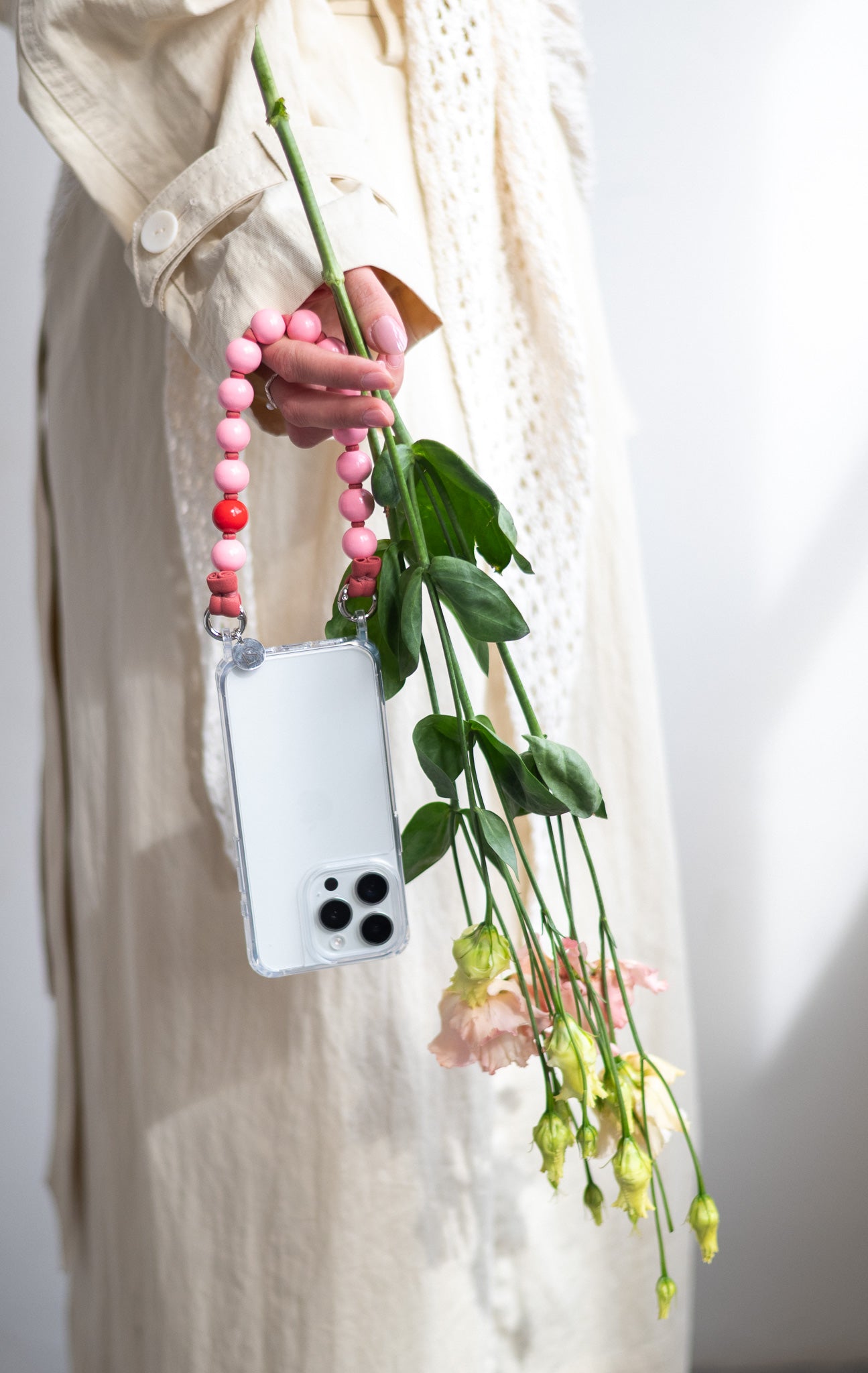 Mini korálkový popruh na telefon – Kiss Me Quick