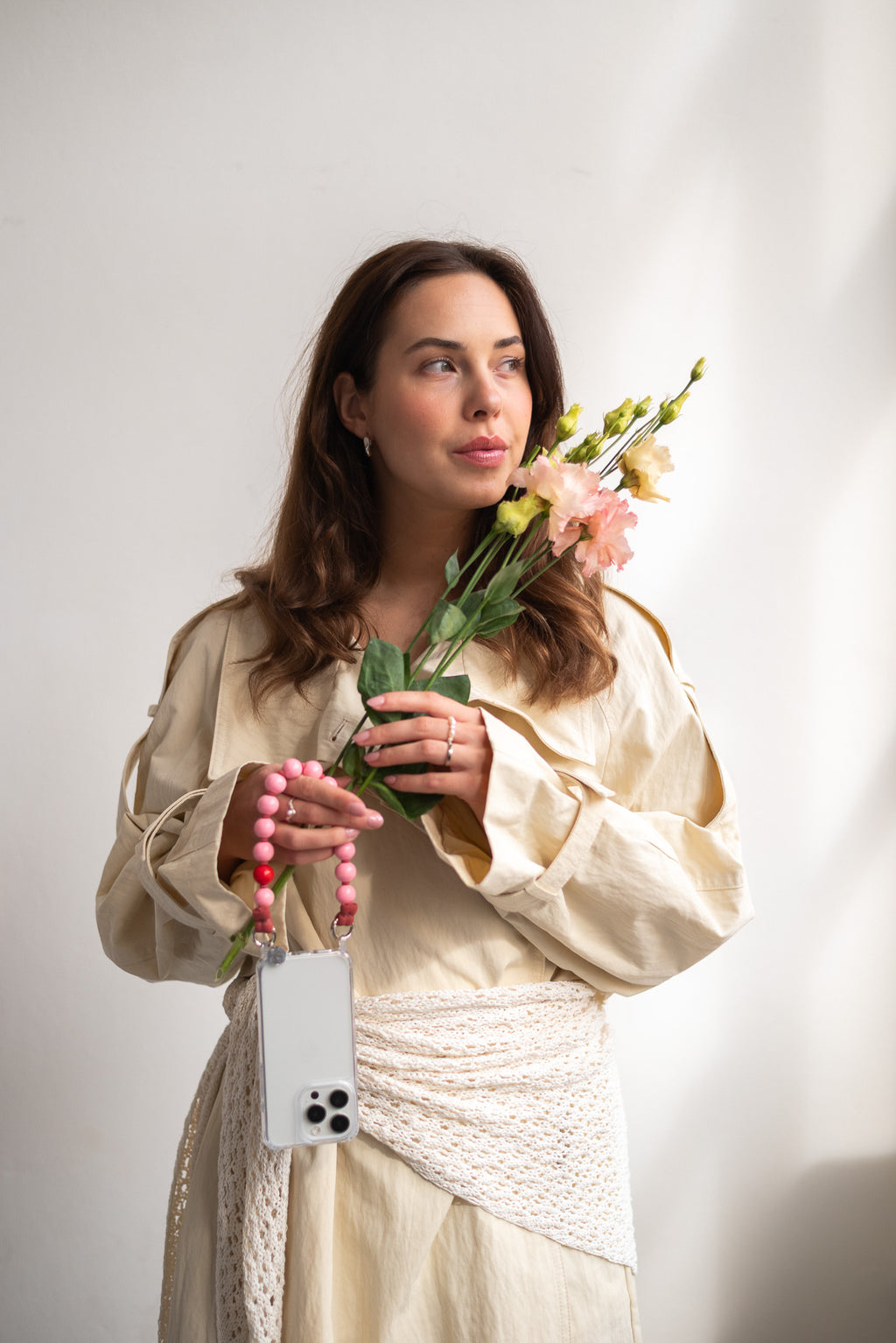 Mini korálkový popruh na telefon – Kiss Me Quick