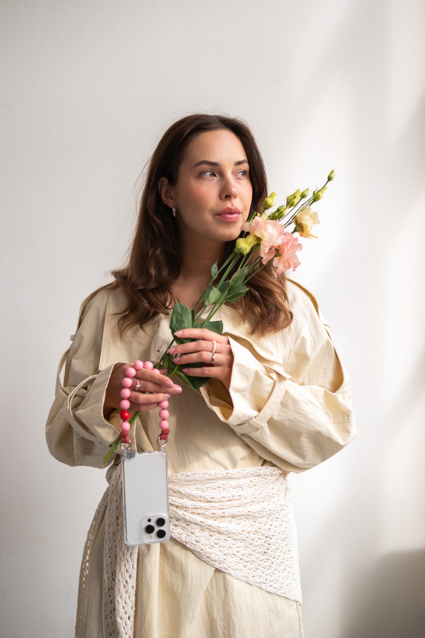 Mini korálkový popruh na telefon – Kiss Me Quick