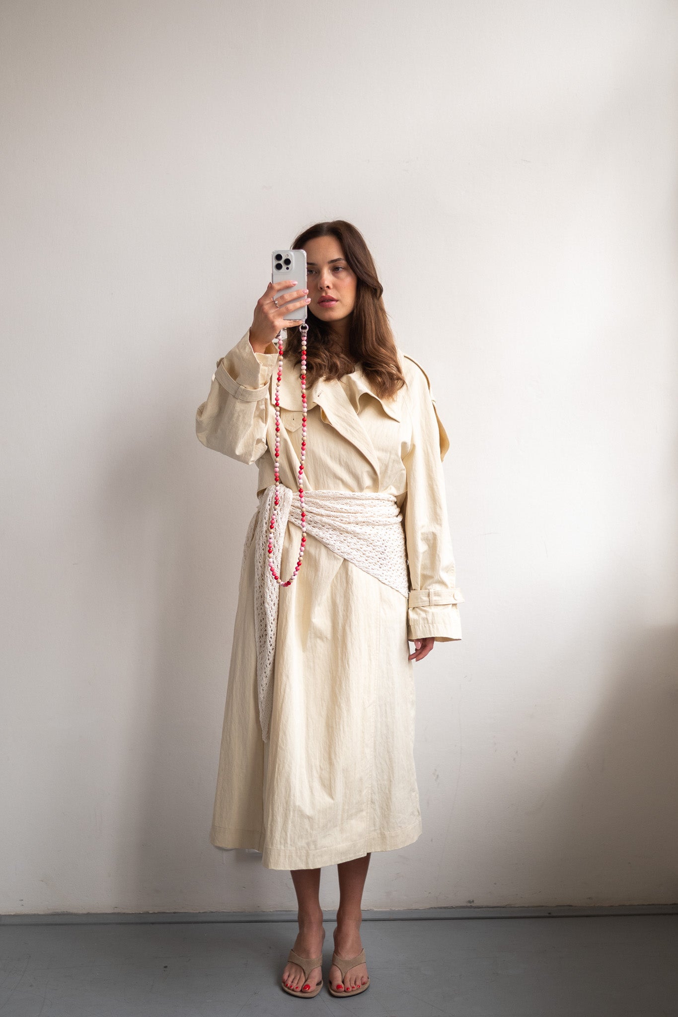 Korálkový popruh na telefon – Love Story