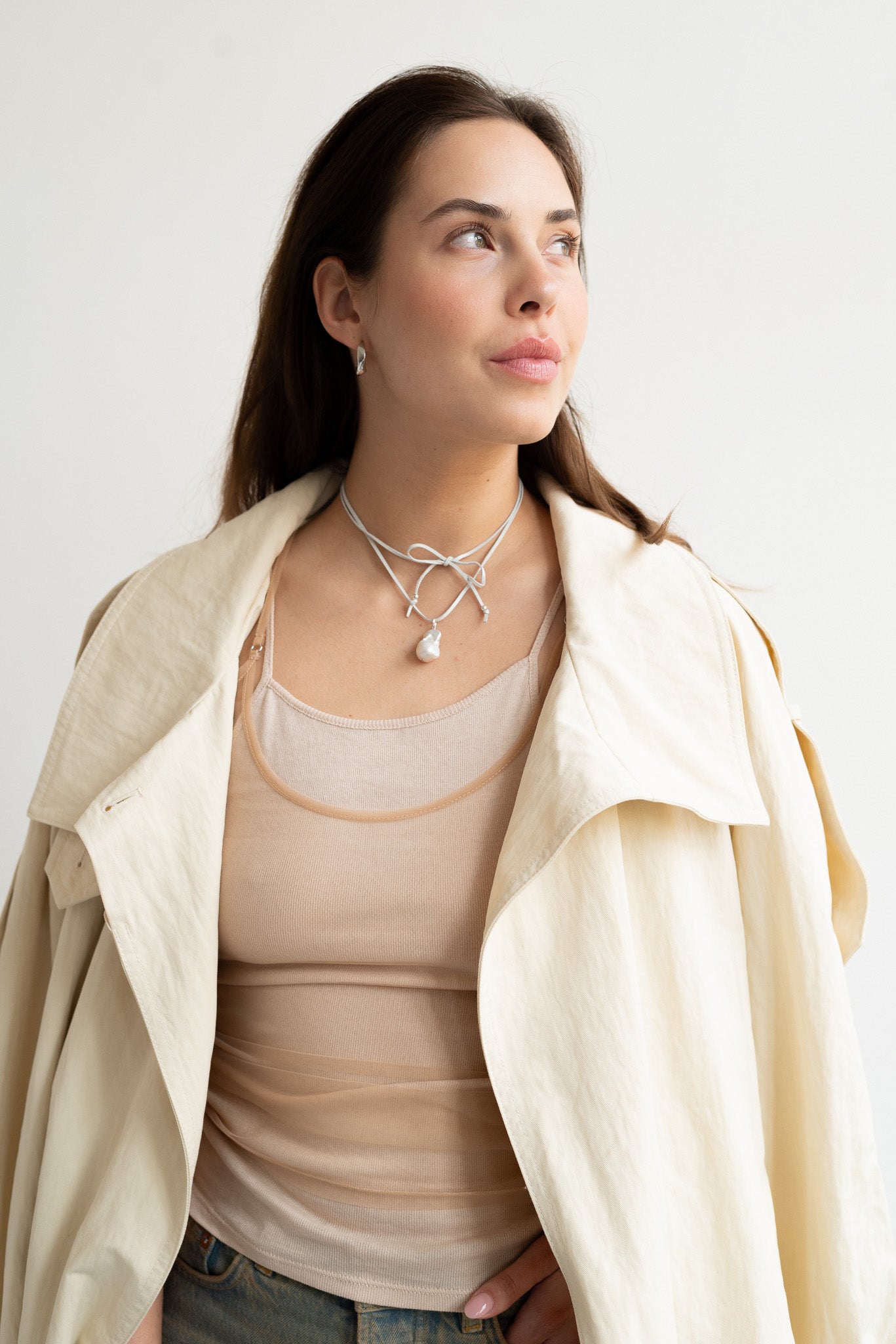 Náhrdelník Pearl Bow