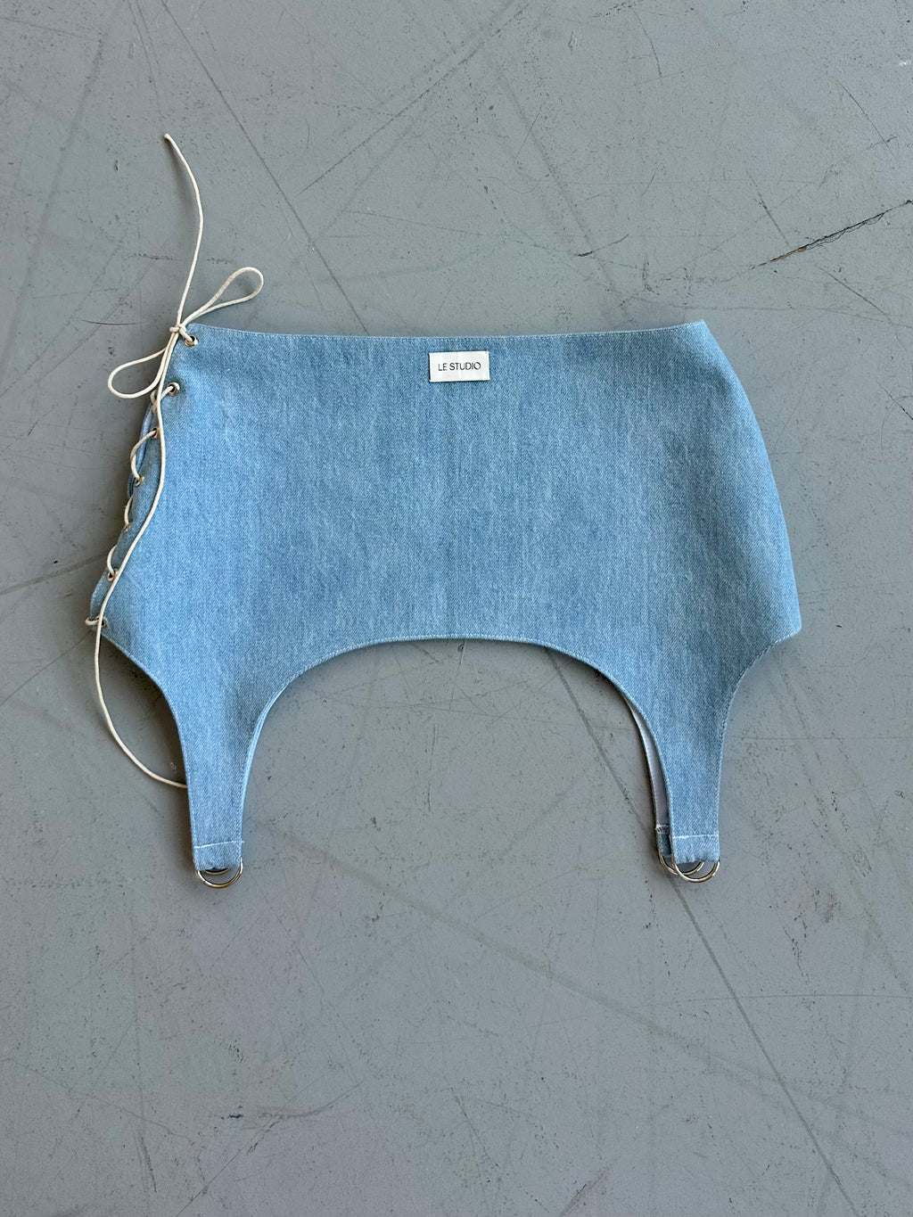 Denimový pás Corset
