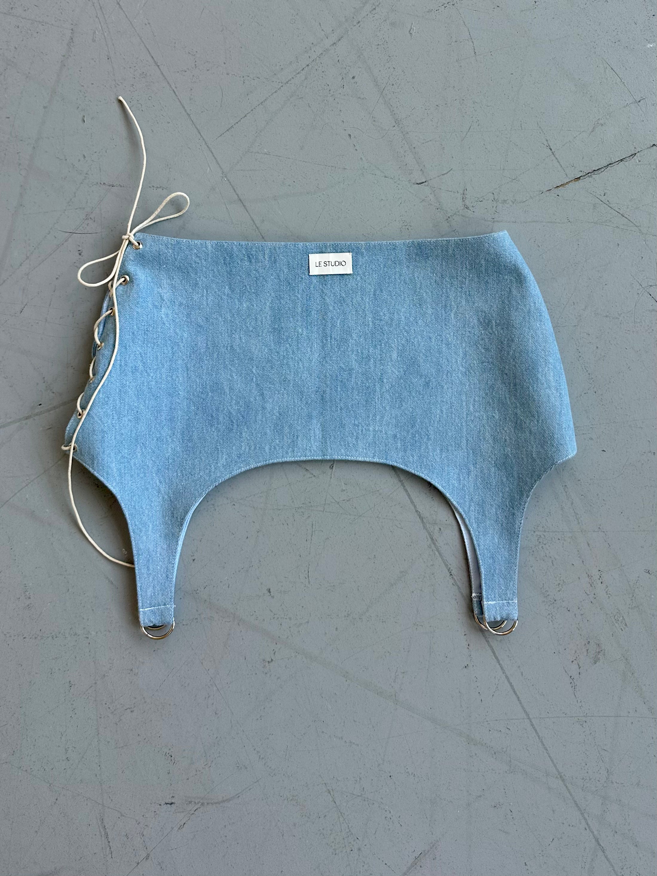 Denimový pás Corset