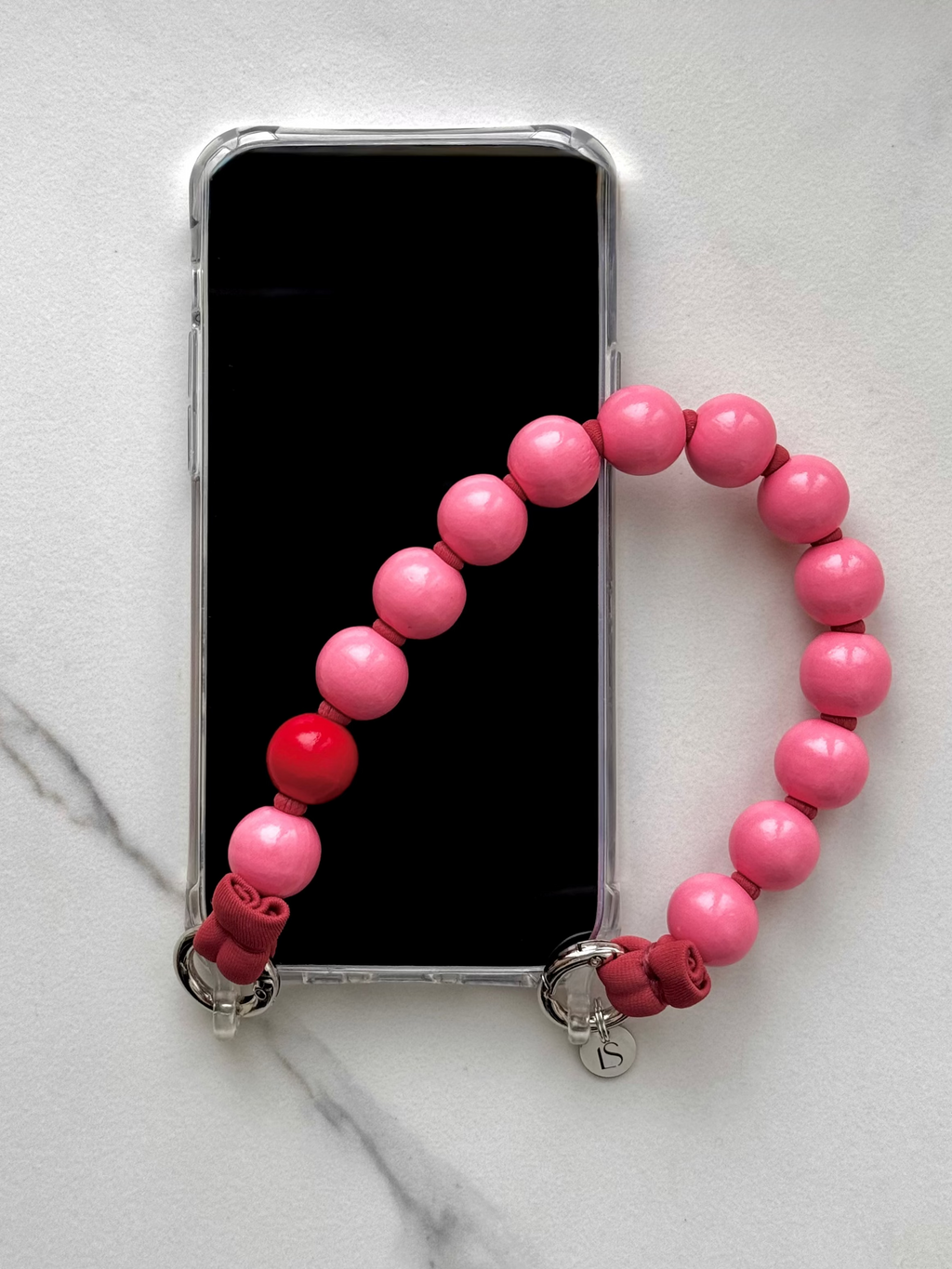 Mini korálkový popruh na telefon – Kiss Me Quick