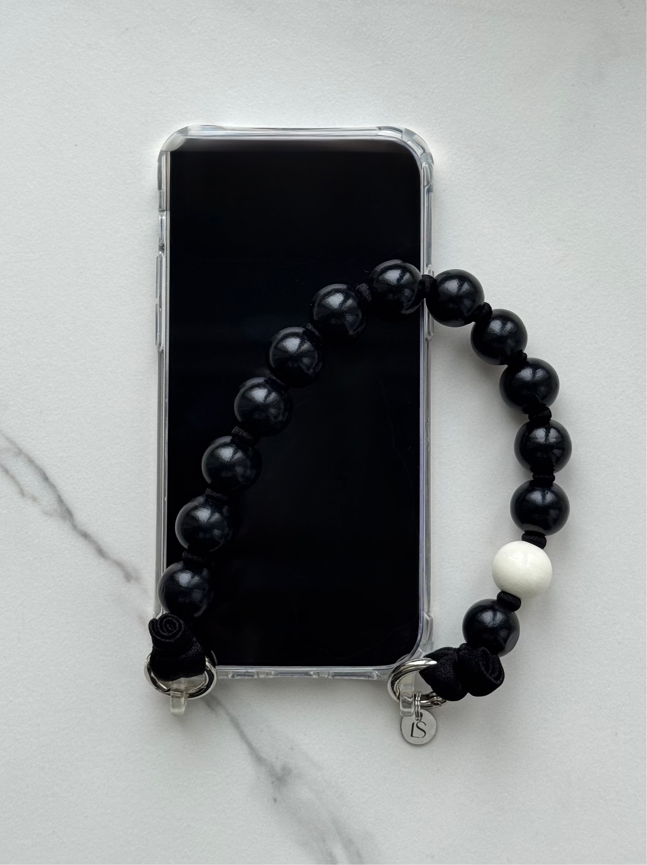 Mini korálkový popruh na telefon – Essential