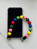 Mini korálkový popruh na telefon – No Rules