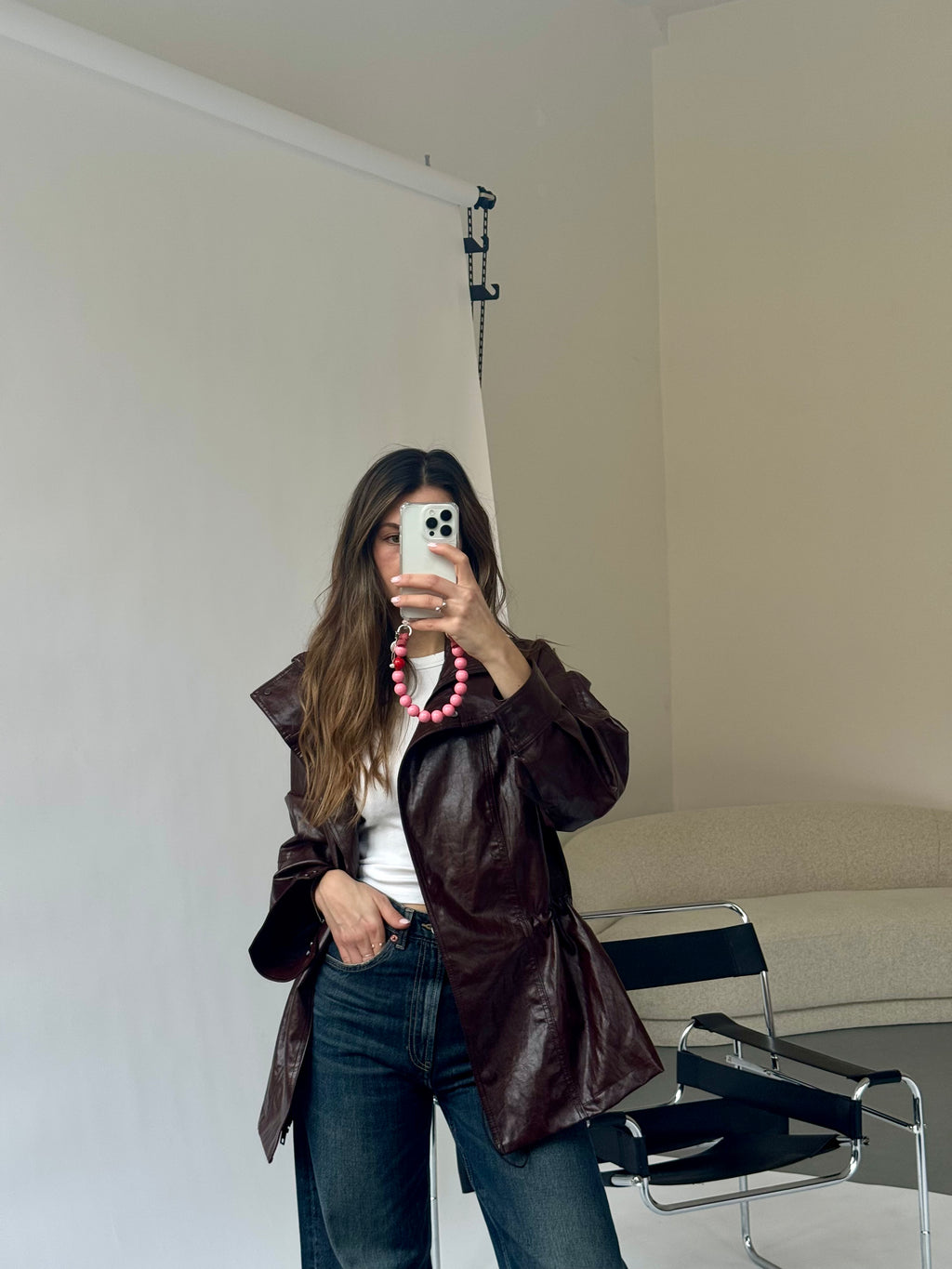 Mini korálkový popruh na telefon – Kiss Me Quick