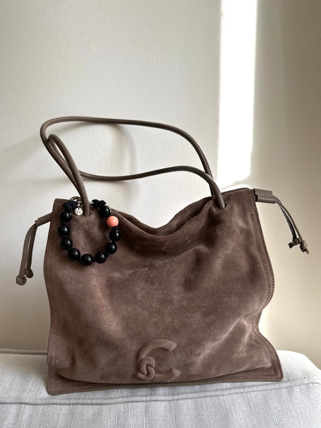 Keychain - black &amp; pink