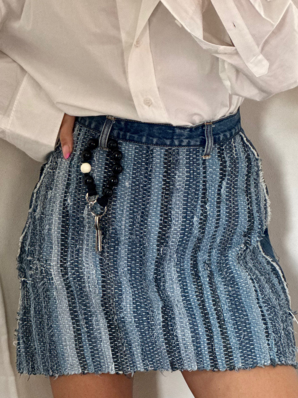 Keychain - black &amp; white