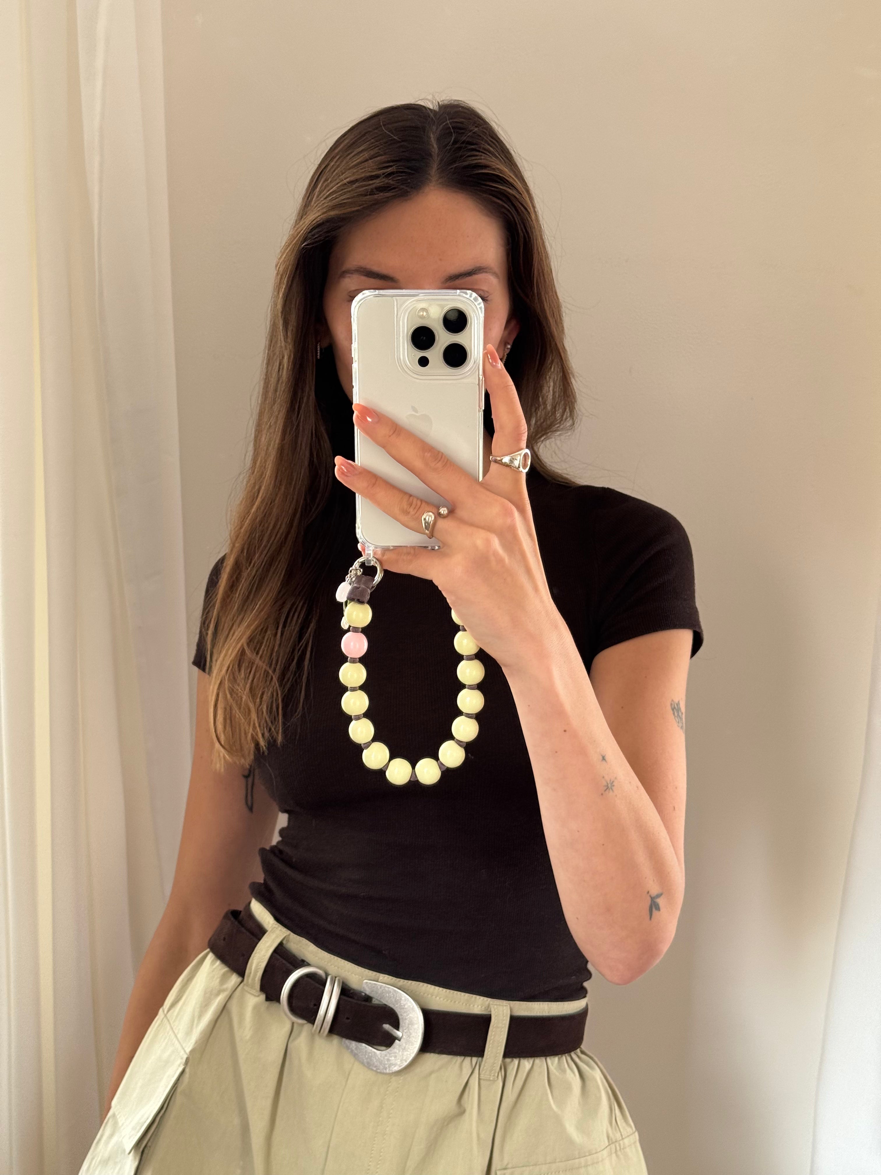 Mini korálkový popruh na telefon – Butter Muse
