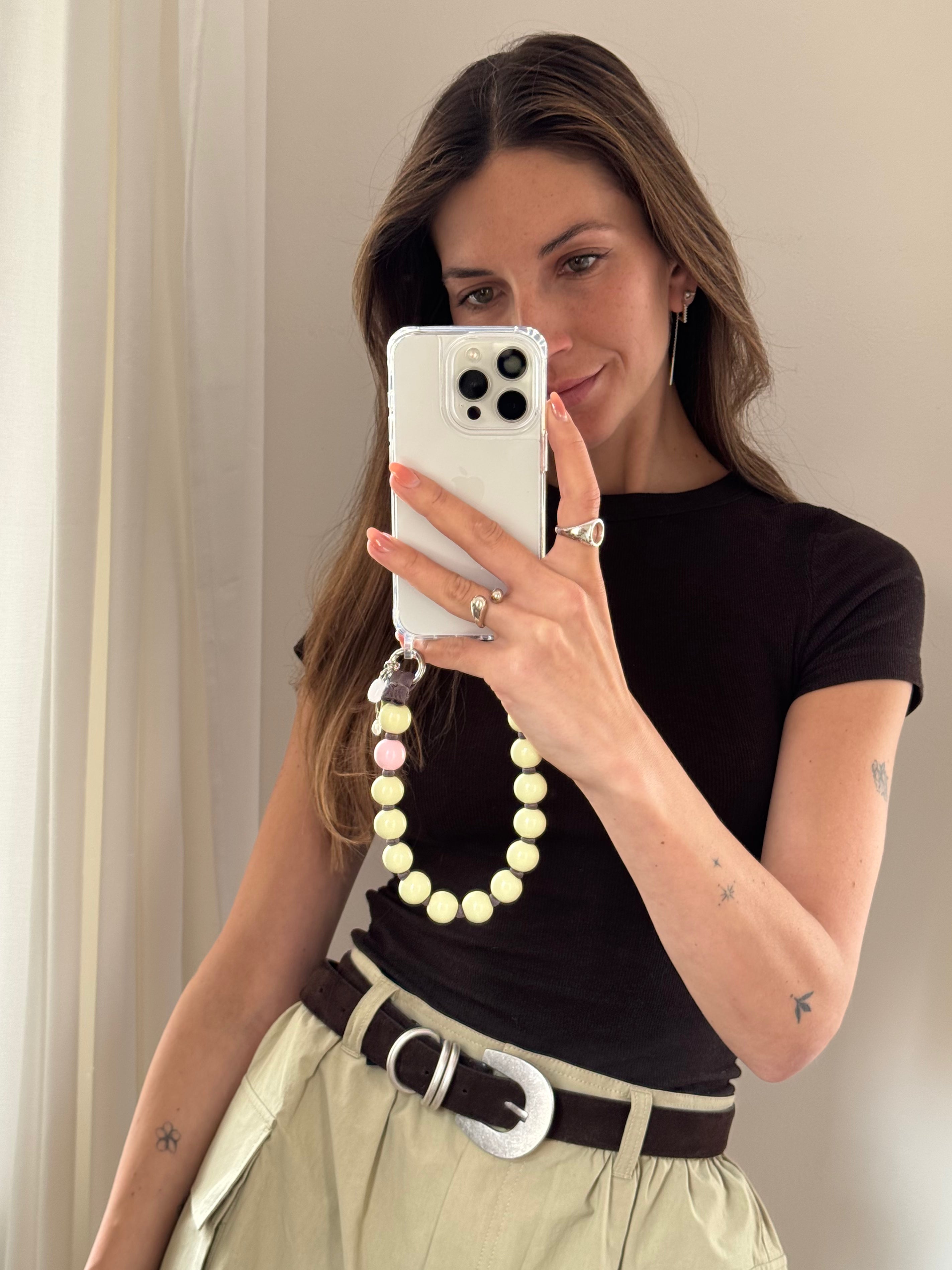 Mini korálkový popruh na telefon – Butter Muse