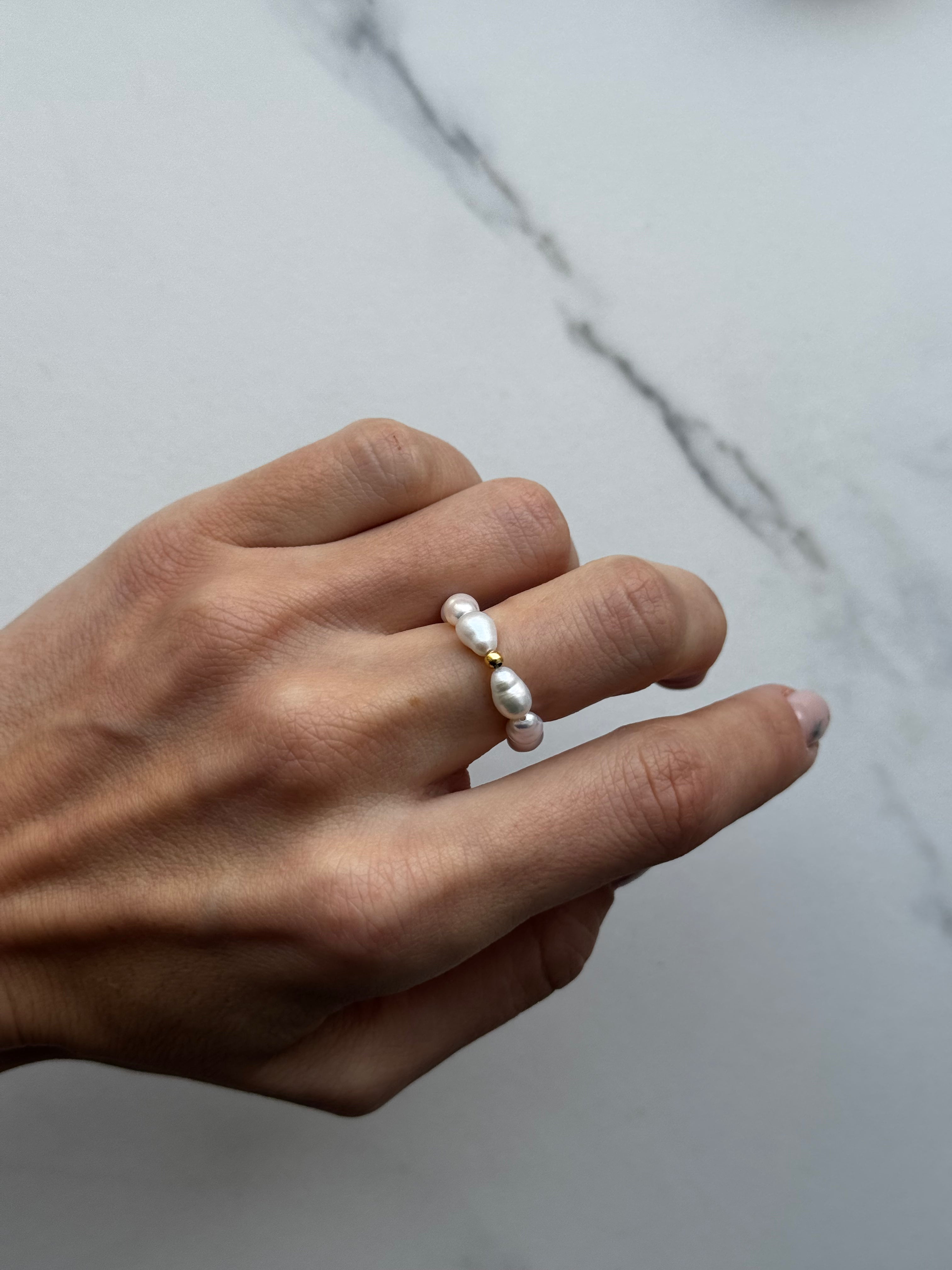 Pearl Hug Ring