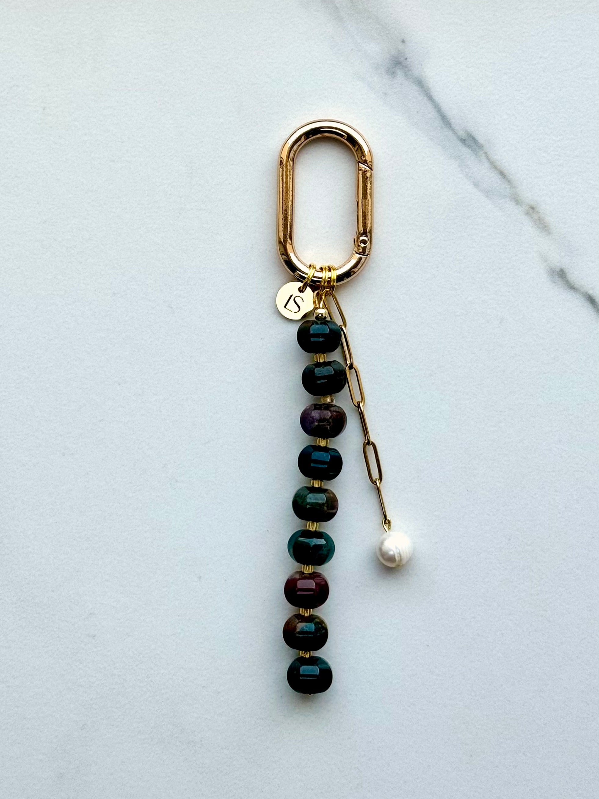 Emerald Bag Charm